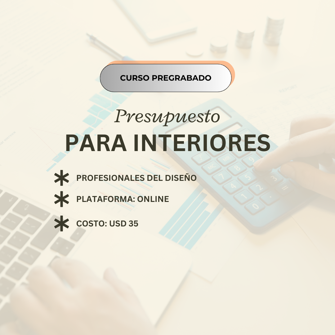 Presupuesto para interiores