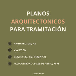 Workshop: Planos arquitectónicos para tramitación