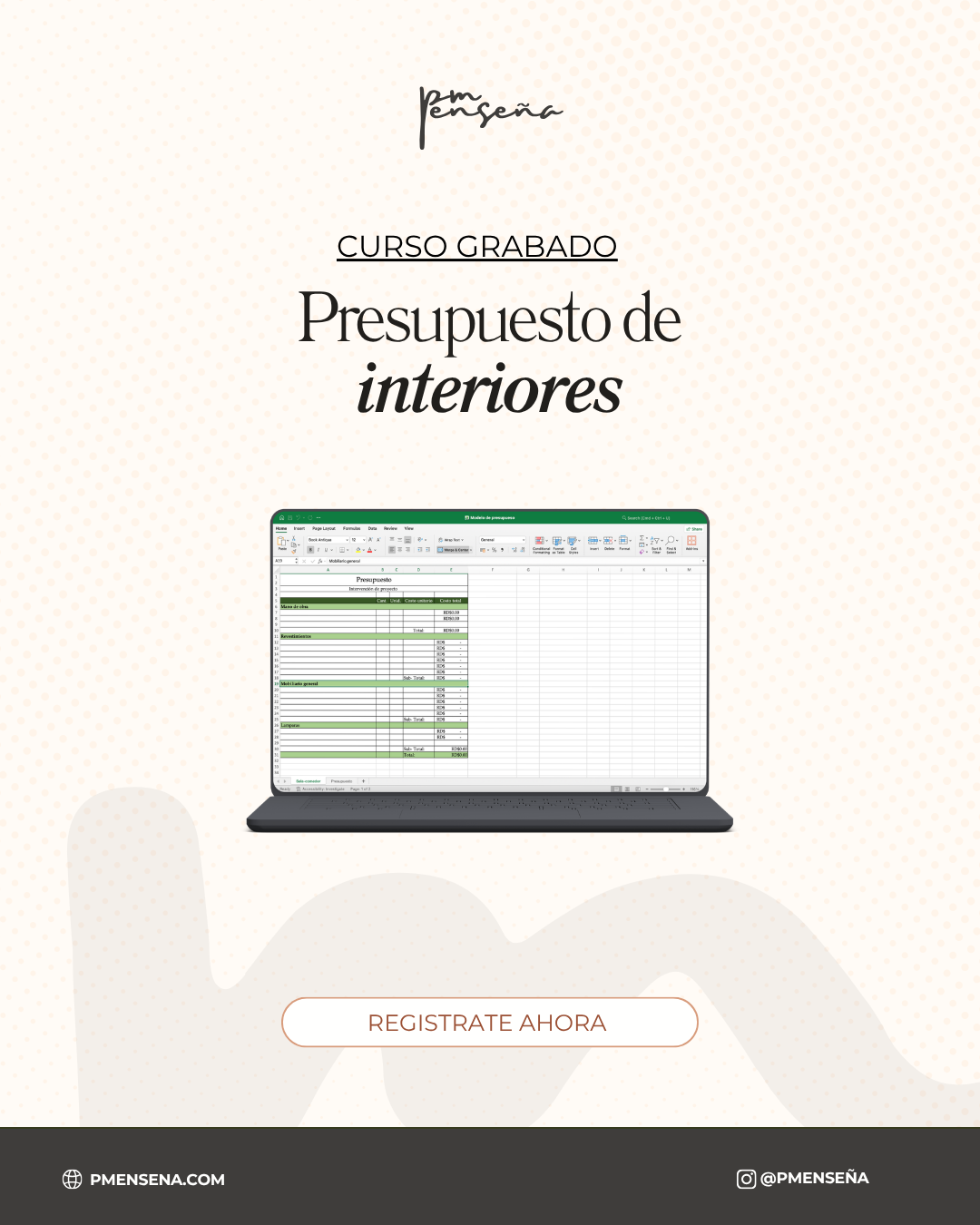 Presupuesto para interiores